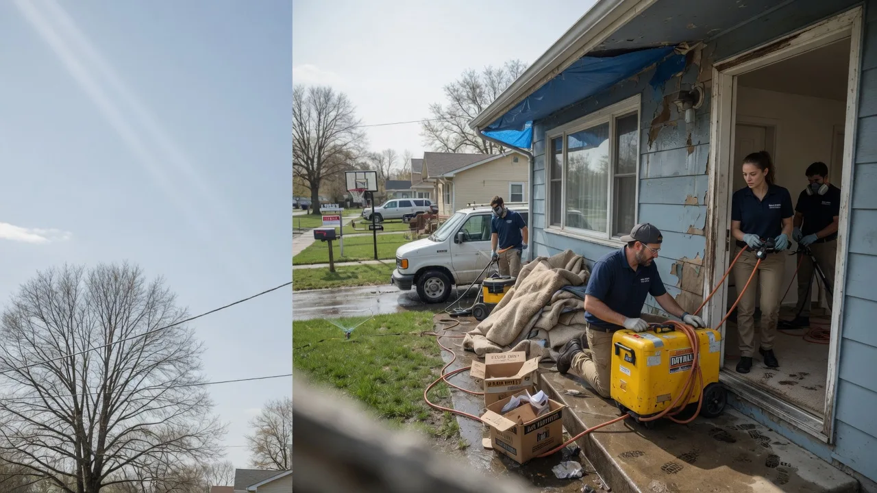 Basement Flood Cleanup in Browns Valley, MN near me